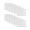 Pack of 12 Janrax A3 Clear Document Wallets - Button Stud Folder