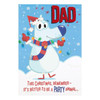 Dad Party Animal Christmas Card 