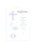 Cross Bible Bishop Hat Confirmation Greeting Card