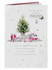 Sweet Sentiments Girls 1st Christmas Card