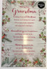 Missing You Grandma Special Words Remembrance Christmas Grave Memorial Card