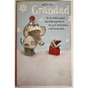 Grandad Cute Elliot and Buttons Christmas Card