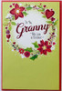 Granny Wonderful Flowers Christmas Card