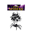 Pack of 9 Spiders Halloween Table Decorations 8cm