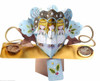 Merry Christmas / Little Angles  Petite Open Christmas Pop Up Card XPOPM036