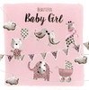 BEAUTIFUL BAY GIRL, Luxury Congratulations on Your New Baby Girl Card