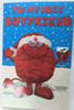 Love Monster Boyfriend Christmas Card 