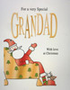 Special Grandad Cute Santa Quality Embossed Christmas Second Nature New Card