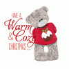 3D Holographic Cosy Christmas Me to You Bear Card