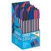 Pack of 50 Assorted Colour Smooth Glide Ballpoint Pens