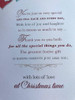 Mum & Dad Christmas Card Lovely Verse