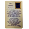 To Dad With Love ....... Sentimental Keepsake Wallet / Purse Card