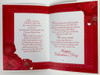 With Lots of Love on  Valentine's Day Sentimental Verse Roses & Heart Card New