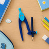 Janrax Plastic Adjustable Compass with Pencil