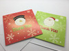 Pack of 20 Christmas Thank You Cards with Envelopes Snowman and Santa 