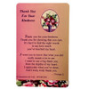 Thank You For Your Kindness Wallet Card (Sentimental Keepsake Wallet/Purse Card)