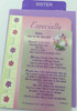 Sister You're So Special,, Sentimental Keepsake Wallet / Purse Card