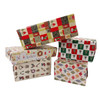 10 Sheet of Mix Designer' Soft touch Foiled Christmas Gift wrap