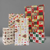 10 Sheet of Mix Designer' Soft touch Foiled Christmas Gift wrap
