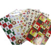 10 Sheet of Mix Designer' Soft touch Foiled Christmas Gift wrap