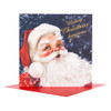 Wishing Christmas Happiness Santa Claus card
