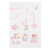 Hallmark 60th Birthday Card" Every Happiness" - Medium