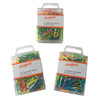 Pack of 100 Assorted Coloured 28mm Paper Clips in Hang Pack