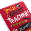 Hallmark Thank You Teacher Card "Great Teacher" Medium