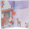 Cute Granddaughter Santa and Reindeer Christmas Card