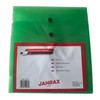 Pack of 12 Janrax A5 Green Document Wallets
