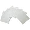 Pack of 120 White 6x50mm Rectangular Labels Adhesive Stickers