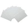 Pack of 126 White 16x22mm Rectangular Labels Adhesive Stickers