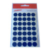 Pack of 140 Blue 13mm Round Labels Stickers