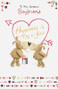 Boyfriend Sweet Boofle Valentine's Day Card