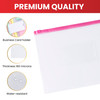 Pack of 12 A5 Red Zip Zippy Bags