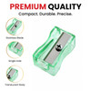Pack of 100 Green Translucent Pencil Sharpeners