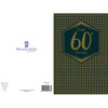 Sixty Men's 60th Birthday Card with Gold Foil