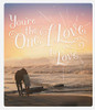 One I Love Romantic Couple On Lake Side Valentine's Day Greeting Card