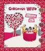 Boofle Boxed Luxury Die Cut Attachments Valentine's Day Card Wife