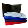 Pack of 10 A4 Clear Box Files with Elastic Closure