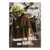 Yoda Star Wars Thank You Teacher Card 