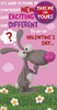 I'm Your's Funny Valentine's Day Card With Badge	