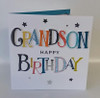 Grandson Wonderful Birthday Hand Made New Uk Greeting Card