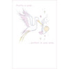 Girls Cute New Baby Greeting Card