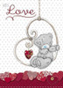 Me to You With Love Tatty Teddy Sat On Swing Valentines Day Card Tatty Teddy