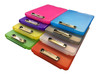 Pack of 8 Assorted Colour A4 Clipboard Box Files