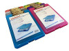 Pack of 8 Assorted Colour A4 Clipboard Box Files