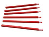 Pack of 12 Red Chinagraph Pencils by Janrax - Peel Off China Markers