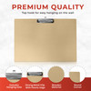 Pack of 30 A3 Wooden Clipboards with Flat Clip by Janrax