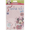 MINNIE MOUSE PACK OF 20 THANK YOU SHEETS DISNEY CHILD CHARACTER GIRL'S NEW GIFT